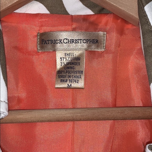 Patrick Christopher Brown & Cream Jacket - Picture 2 of 5